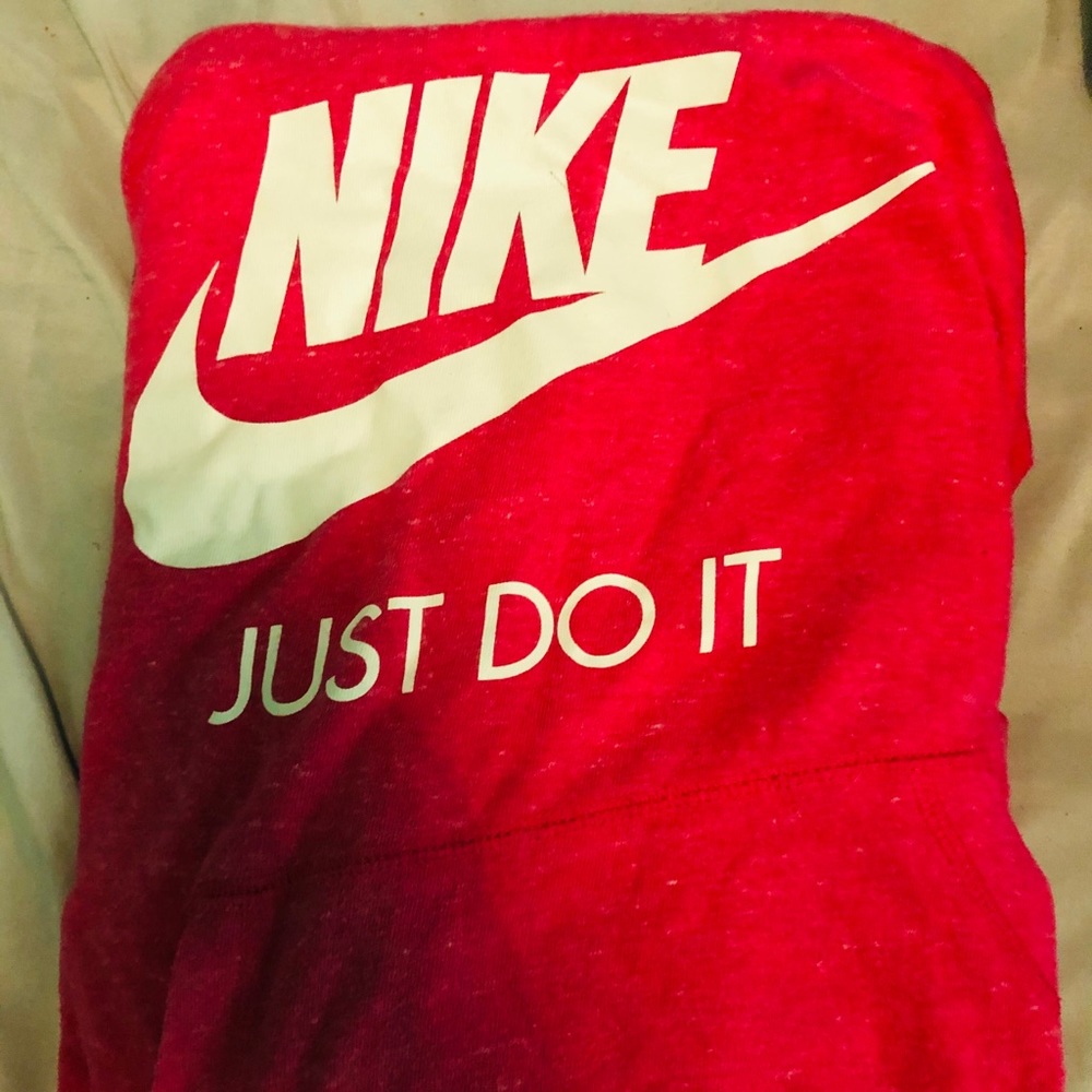 Nike pullover sweater hot pink size Small